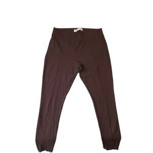 Old Navy Women Activewear Pants Size L Burgundy Nylon Viscose Stevie High-Rise